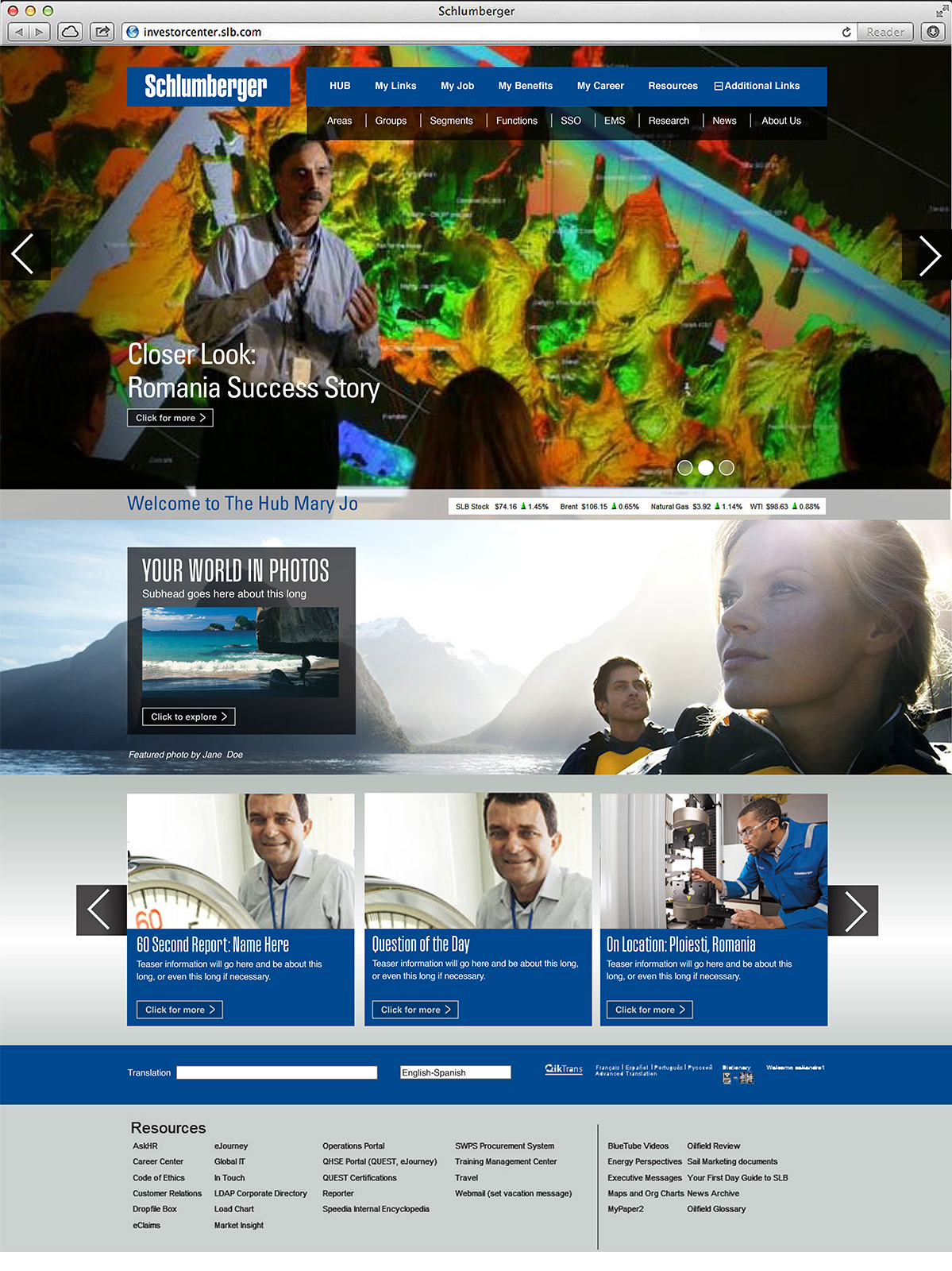 Schlumberger Portal